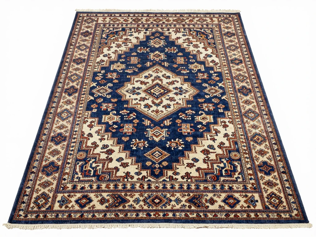 Geometric pattern luxury rug